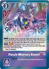 Purple Memory Boost! (P-040 SR) — card price
