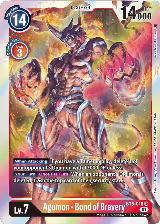 Agumon - Bond of Bravery (BT6-018 SR) — card price