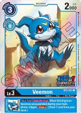 Veemon - BT2-021 (DC-1 Grand Prix) (BT2-021 C) — card price