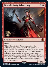 Bloodthirsty Adversary (129), Prerelease Cards — Magic card price
