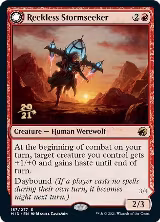 Reckless Stormseeker (157), Prerelease Cards — Magic card price