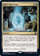 Can't Stay Away (213), Prerelease Cards — Magic card price