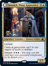 Dennick, Pious Apprentice (217), Prerelease Cards — Magic card price