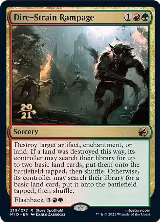 Dire-Strain Rampage (219), Prerelease Cards — Magic card price