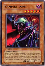 Vampire Lord (SD2-EN003) — card price
