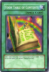Toon Table of Contents (TP6-EN002), Tournament Pack 6 — Yu-Gi-Oh! card price