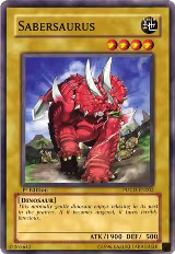 Sabersaurus (POTD-EN002), Power of the Duelist — Yu-Gi-Oh! card price