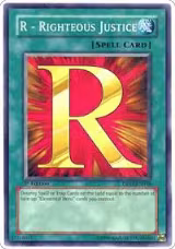 R - Righteous Justice (DP03-EN018) — card price