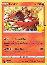 Ho-Oh (001/025), Celebrations — Pokémon card price