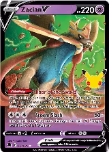 Zacian V (016/025), Celebrations — Pokémon card price