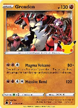 Groudon (017/025), Celebrations — Pokémon card price
