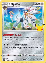 Solgaleo (021/025), Celebrations — Pokémon card price