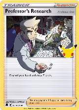 Professor's Research [Professor Oak] (023/025), Celebrations — Pokémon card price