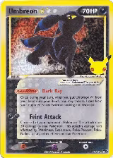 Umbreon Star (17/17) — card price