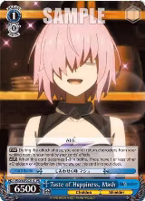 Taste of Happiness, Mash (FGO/BSF2021-01 PR) — card price