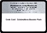 Code Card - Celebrations Booster Pack — card price