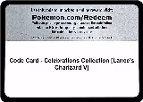 Code Card - Celebrations Collection [Lance's Charizard V] — card price
