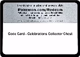 Code Card - Celebrations Collector Chest — card price