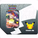 Pokemon Celebrations Tin [Lance's Charizard V], Celebrations — Pokémon card price