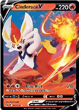 Cinderace V (43) (043/264), Fusion Strike — Pokémon card price
