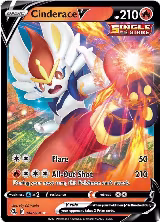 Cinderace V (44) (044/264), Fusion Strike — Pokémon card price