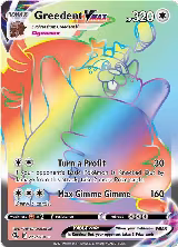 Greedent VMAX (Secret) (272/264), Fusion Strike — Pokémon card price