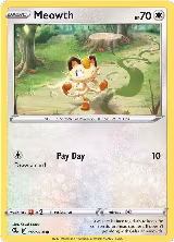 Meowth (199/264), Fusion Strike — Pokémon card price