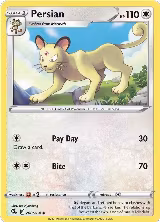 Persian (200/264), Fusion Strike — Pokémon card price