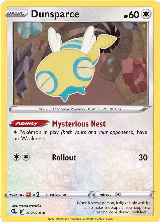Dunsparce (207/264), Fusion Strike — Pokémon card price