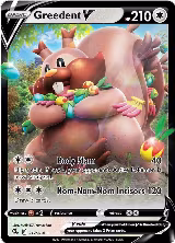 Greedent V (217/264), Fusion Strike — Pokémon card price