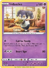 Indeedee (127/264), Fusion Strike — Pokémon card price