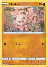 Mankey (133/264), Fusion Strike — Pokémon card price