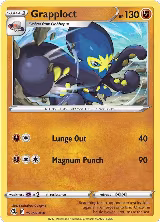 Grapploct (153/264), Fusion Strike — Pokémon card price