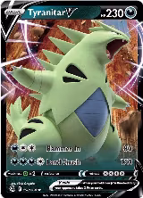 Tyranitar V (158/264), Fusion Strike — Pokémon card price