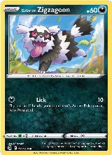 Galarian Zigzagoon (159/264), Fusion Strike — Pokémon card price