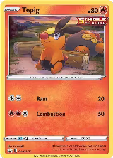 Tepig - SWSH172 (SWSH172), Sword & Shield Promo Cards — Pokémon card price