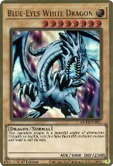 Blue-Eyes White Dragon (MGED-EN001) — card price