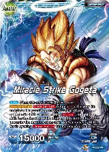 Son Goku & Vegeta // Miracle Strike Gogeta (P-069) — card price