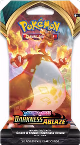 Darkness Ablaze Sleeved Booster Pack, Darkness Ablaze — Pokémon card price