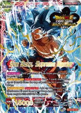 Son Goku // Son Goku, Supreme Warrior (2021 Championship 1st Place) (BT16-001), Tournament Promotion Cards — DB Super card price