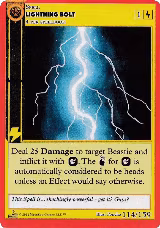 Lightning Bolt (114) — card price