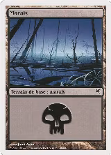 Swamp (French) - "Marais" (A48) (A48), Magic Encyclopedia 2005 (Salvat/Hachette) — Magic card price