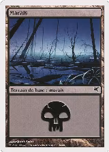 Swamp (French) - "Marais" (A36) (A36), Magic Encyclopedia 2005 (Salvat/Hachette) — Magic card price