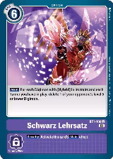 Schwarz Lehrsatz (BT7-108 C) — card price