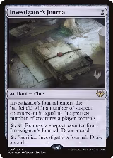 Investigator's Journal — card price