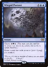Winged Portent (89), Promo Pack: Kamigawa: Neon Dynasty — Magic card price