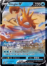 Kingler V (028/172), Brilliant Stars — Pokémon card price