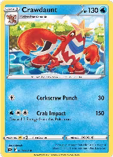 Crawdaunt (033/172) — card price