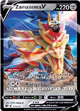 Zamazenta V (105/172), Brilliant Stars — Pokémon card price