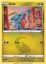 Gible (107/172), Brilliant Stars — Pokémon card price